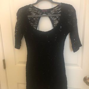 Sequence Black Dress